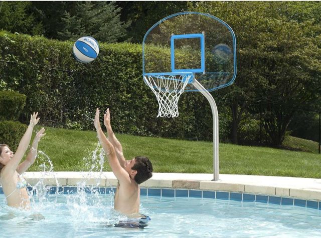 dunnrite-clear-basketball hoop for pool sleeve