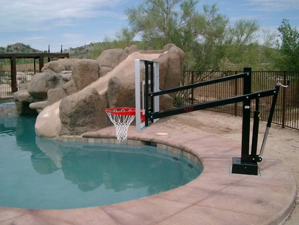basketball for inground pool
