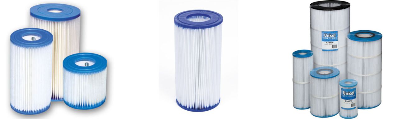 Filters for clean swimming pools